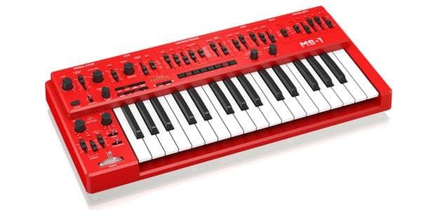 MS-1 アナログシンセサイザー 赤