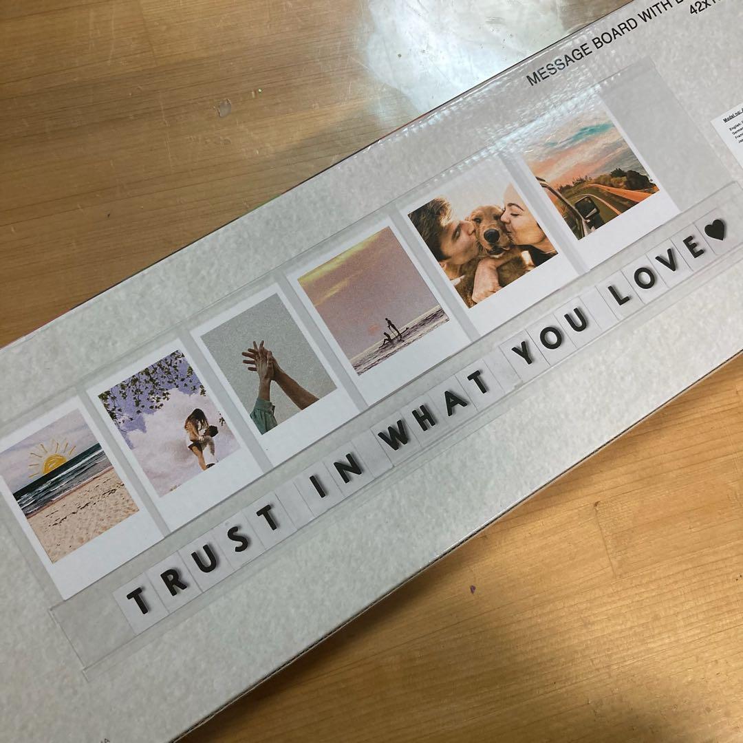 ★ウォールフレーム 3.4インチ15.7インチ アクリルフォトフレーム