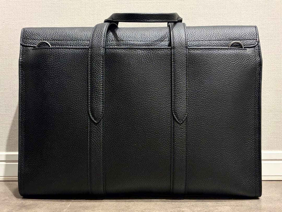 ほぼ未使用 COACH ビジネスバッグ ブラック レザー