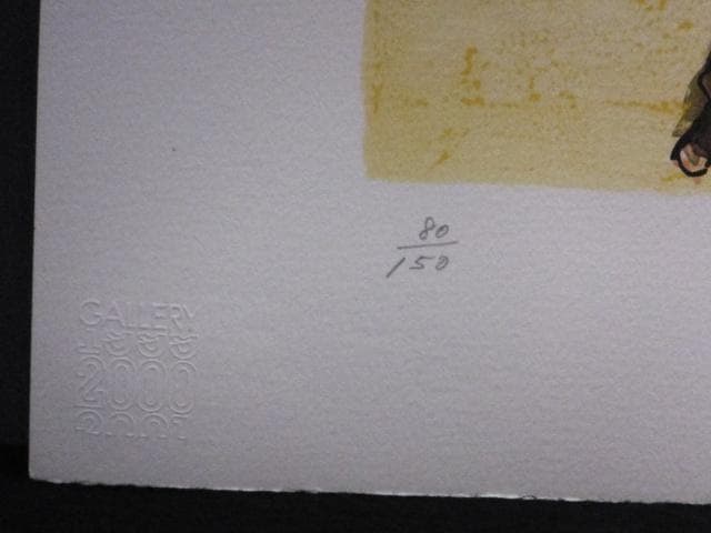 池田満寿夫　直筆サイン『おんな・おとこヨリ　亀頭の唄 その１』1010Q