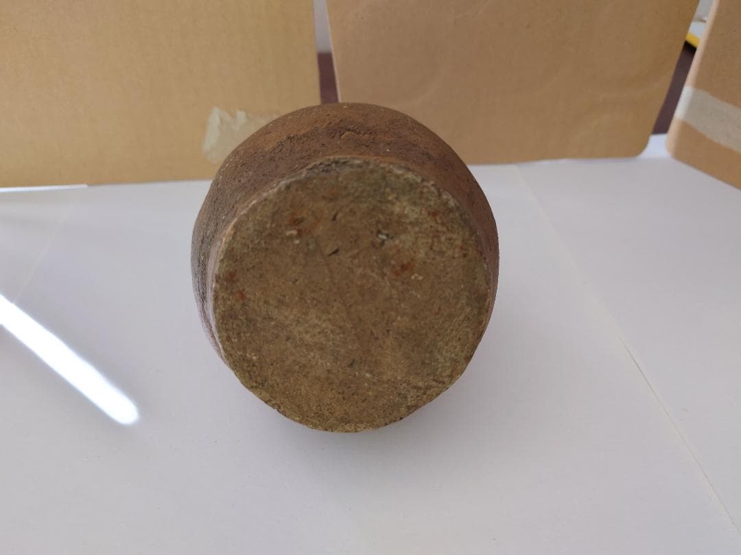 ★越前焼or常滑焼★耳月小壺★室町☆骨董品☆