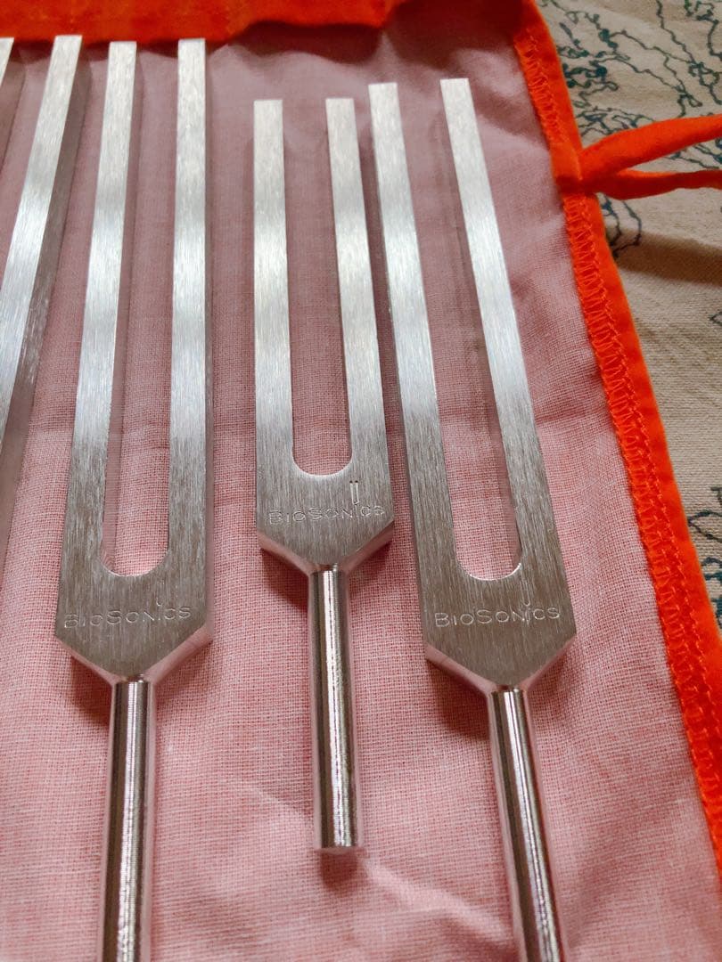 バイオソニックス社　小惑星チューナー５本セット　惑星音叉