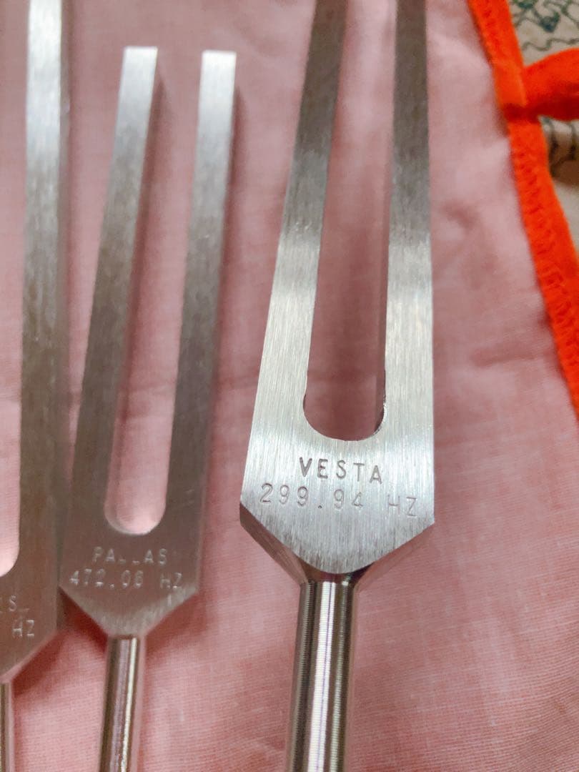 バイオソニックス社　小惑星チューナー５本セット　惑星音叉