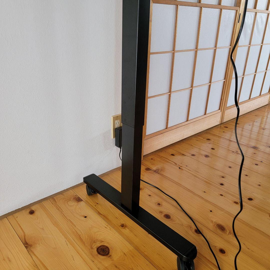 電動テーブル 昇降デスク 幅160cm 高さ76.5cm～122cmワークデスク