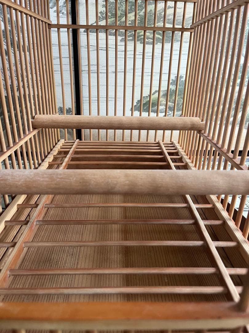 木製　鳥かご　ハンドメイド