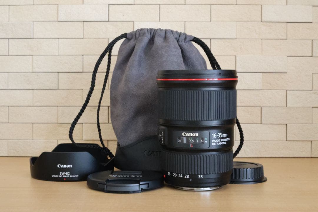 【美品】CANON広角ズームレンズ EF 16-35mm F4L IS USM