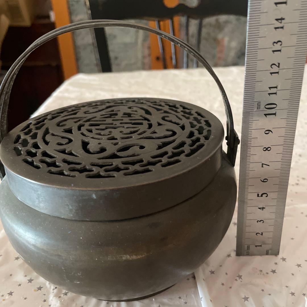 李朝　古銅　香炉　１７９６年製