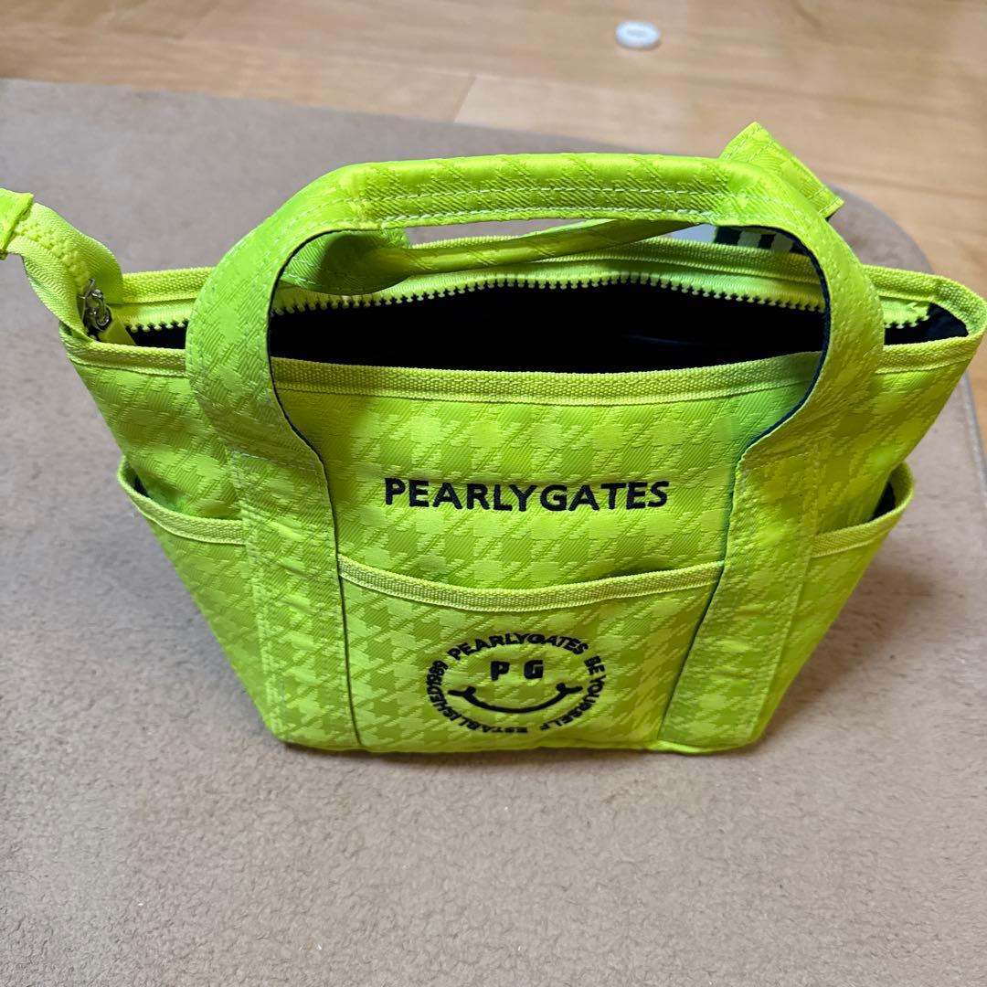 PEARLY GATES 蛍光イエロー ゴルフカートバッグ