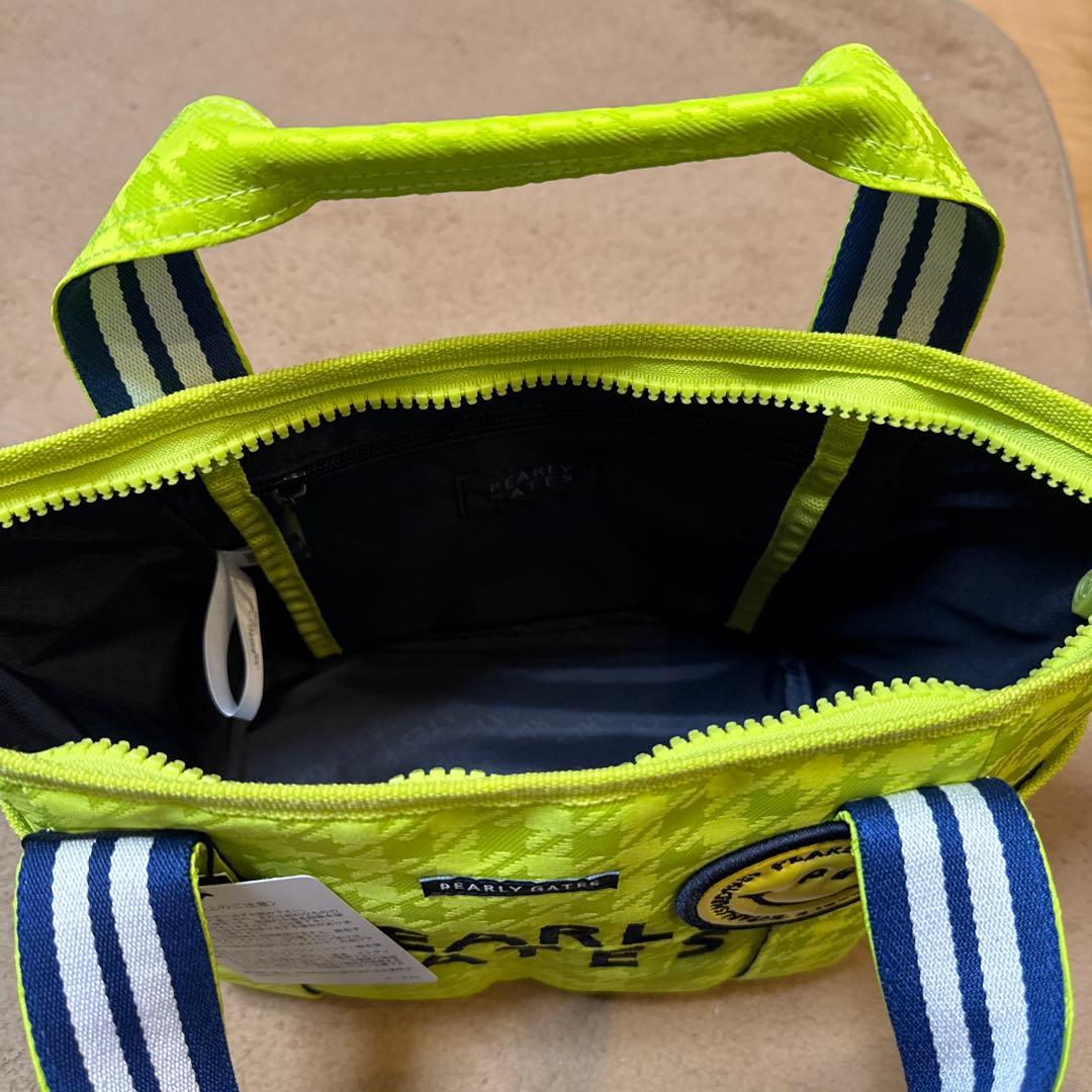 PEARLY GATES 蛍光イエロー ゴルフカートバッグ