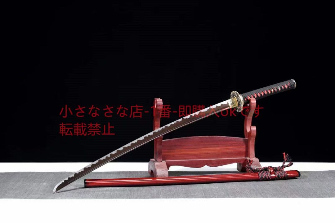 高性能銅装侍刀【浪里紅龍】  古兵器 武具 刀装具 日本刀 模造刀 居合刀