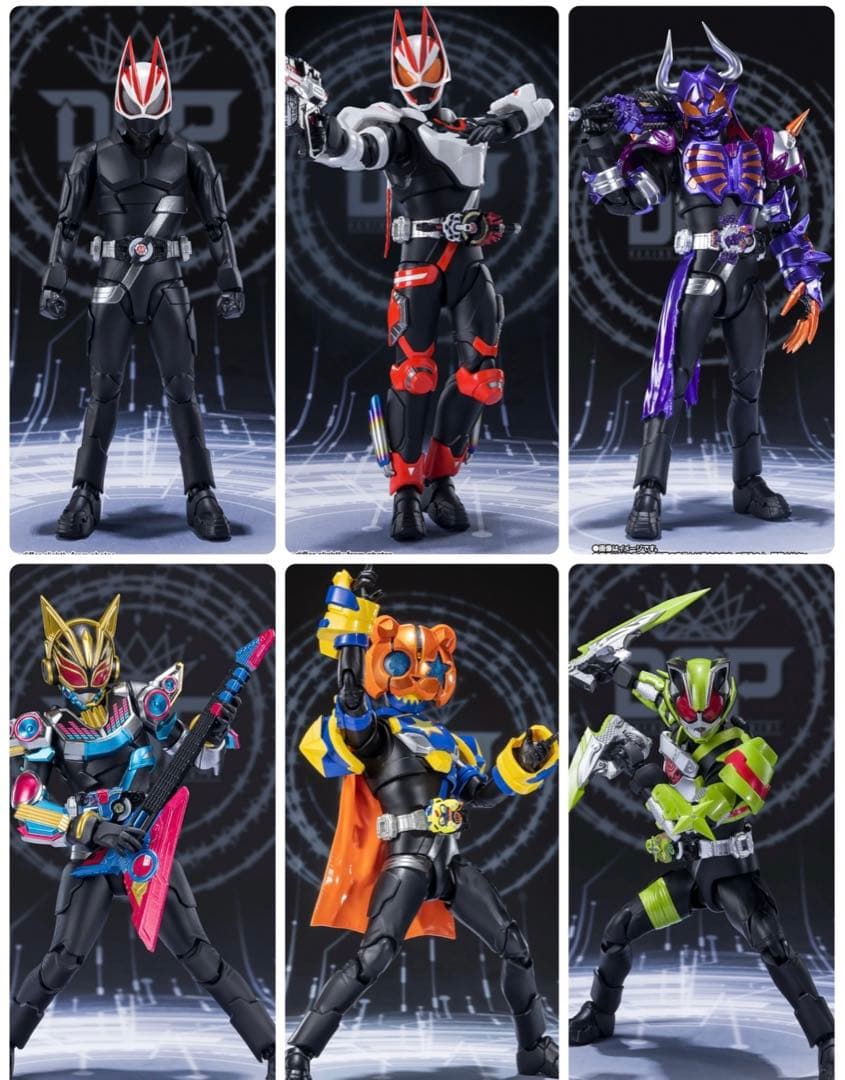 S.H.Figuarts 仮面ライダーギーツ　6体セット