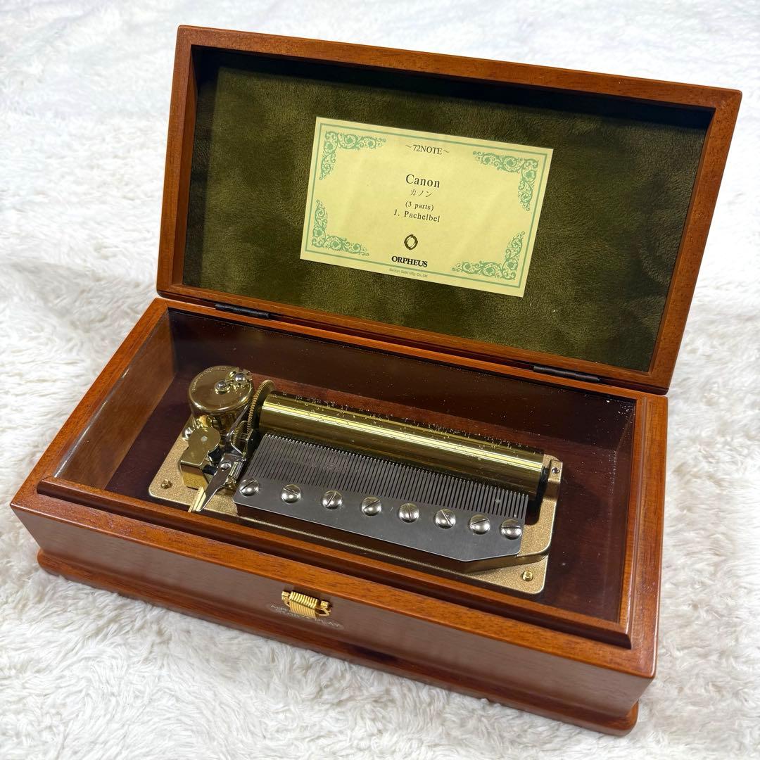 ORPHEUS サンキョー オルゴール カノン 72弁
