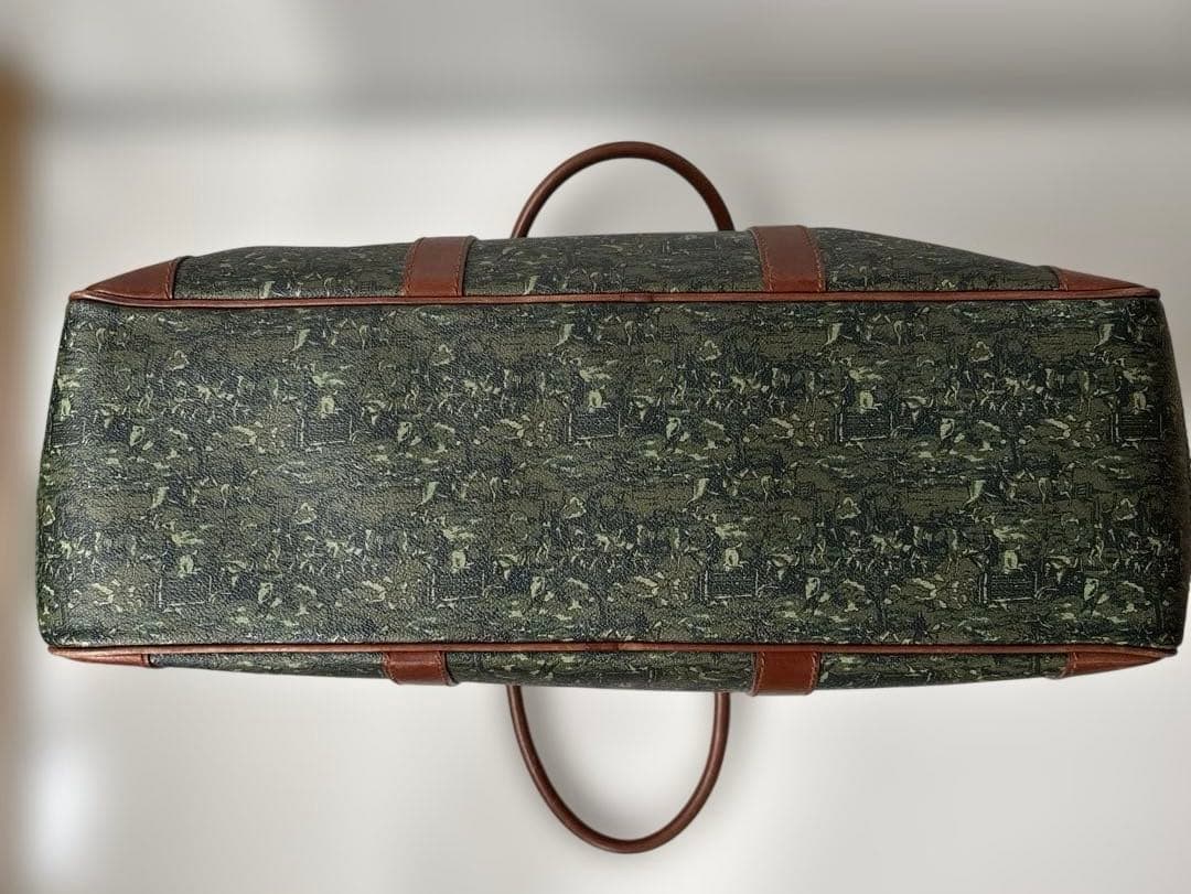 ＊柄希少・廃盤TANINO CRISCIボストンバッグ グリーン新品・未使用＊