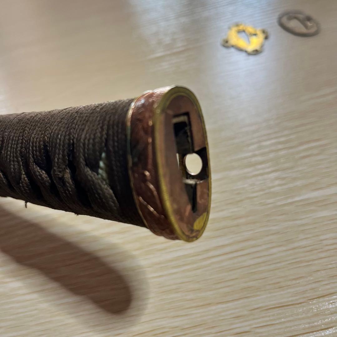 橋*様 軍刀　模擬刀　鞘　鍔　柄