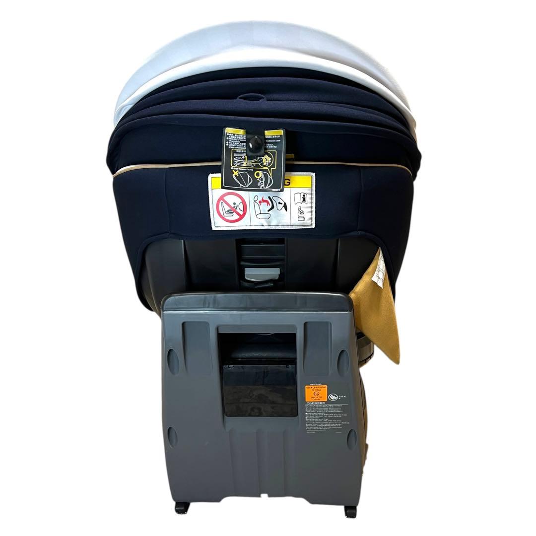 【極美品】Combi クルムーヴ スマート ISOFIX 回転式 ネイビー