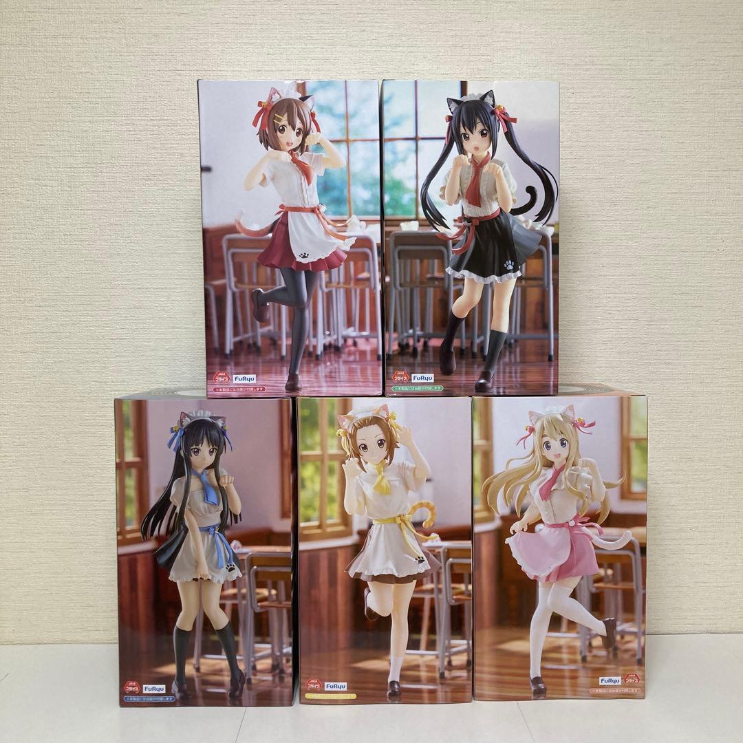 【未開封】けいおん!Trio-Try-iT Figure 唯・梓・澪・律・紬