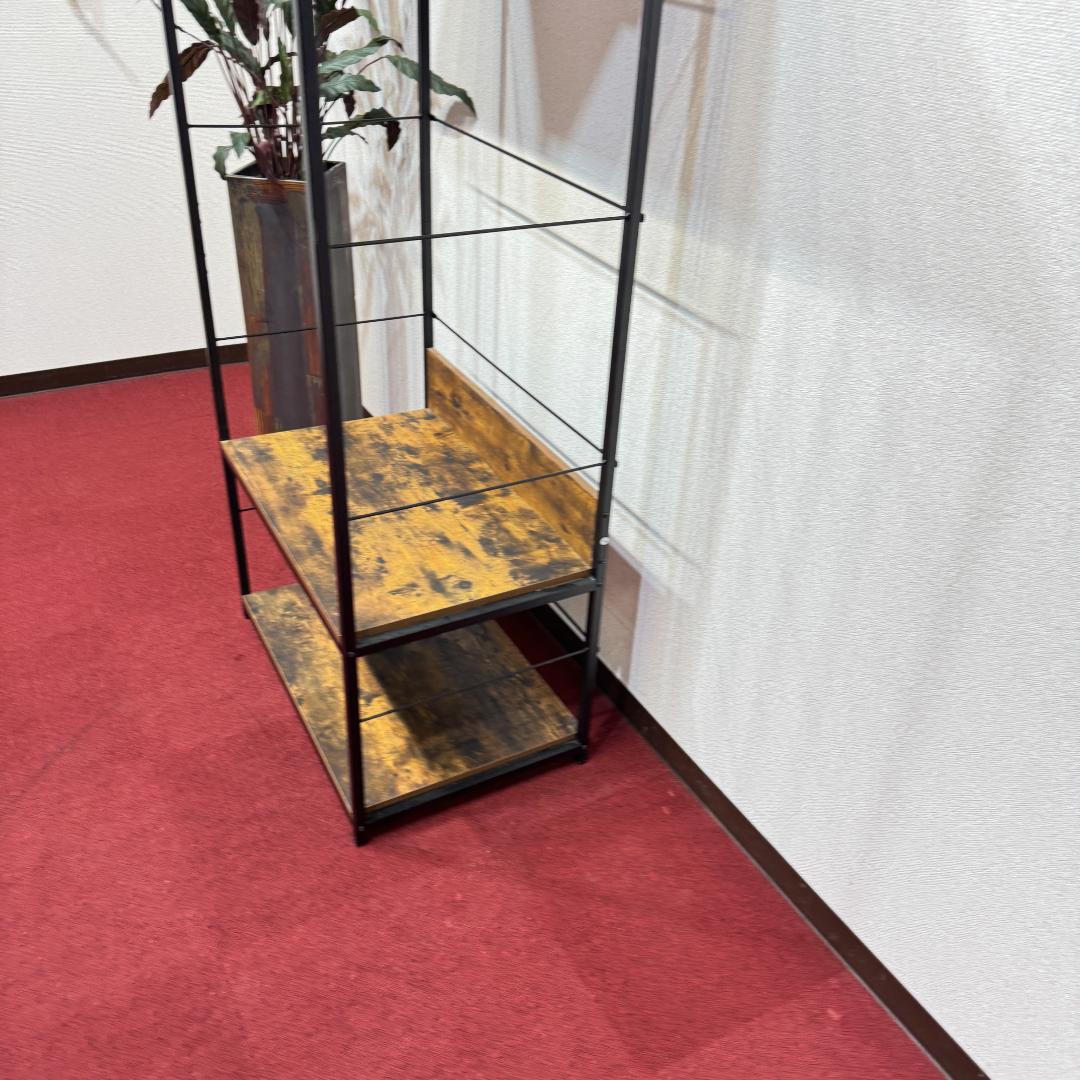 東京23区送料無料　モデルハウス展示品　ニトリ　ハンガーラック　Nステイン