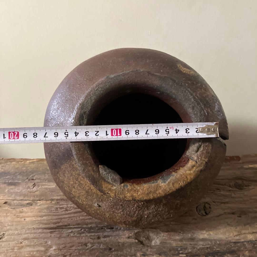 古常滑破れ壷　室町時代　古丹波　古備前　花器　大久保裕司　秦秀雄　白洲正子　李朝