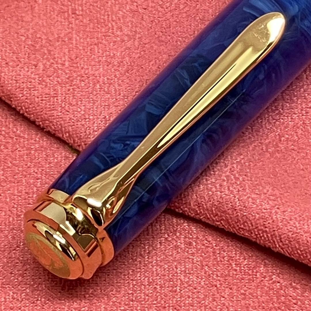 ◻️ペリカン SOUVERAN M800 ブルー・オー・ブルー 18C BB