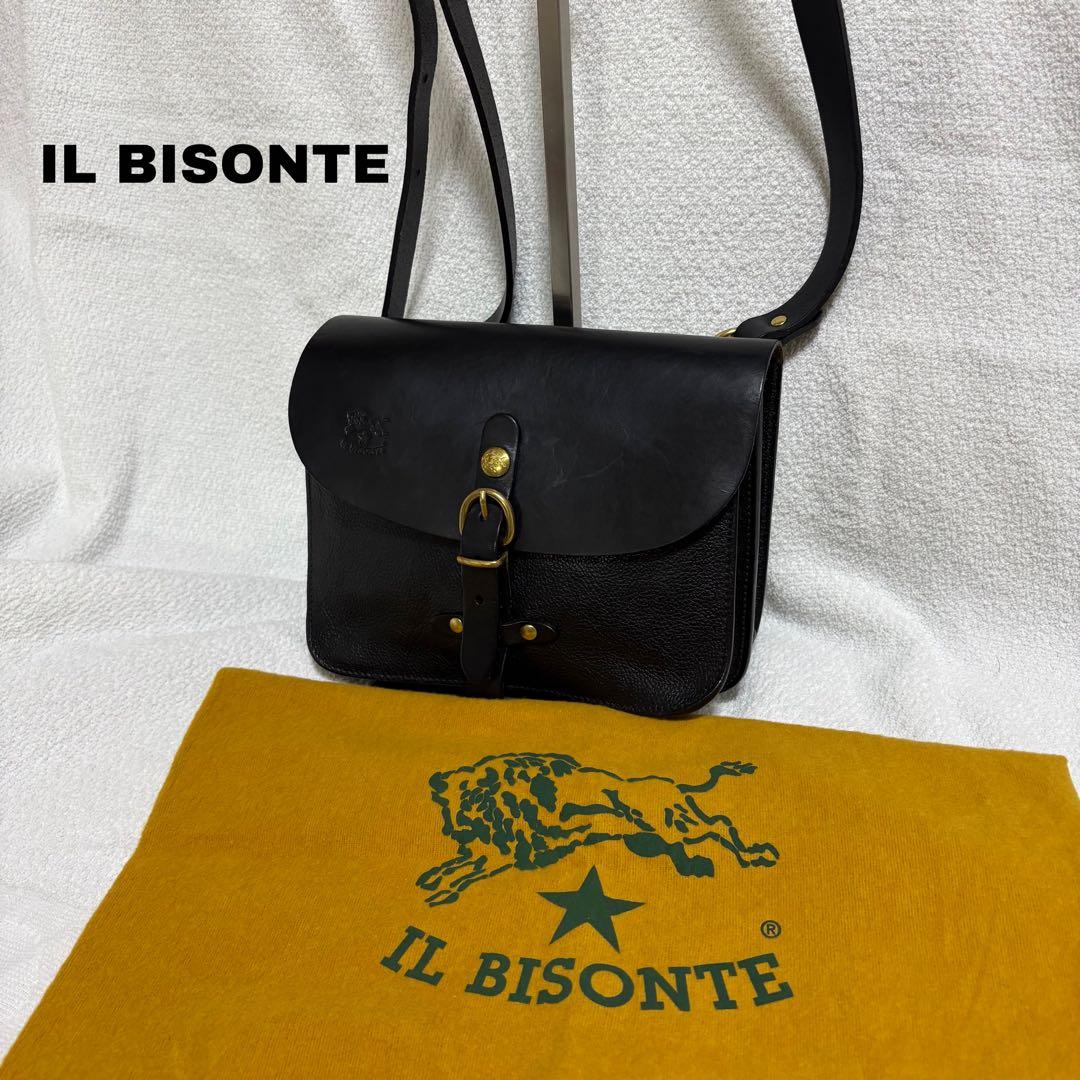IL BISONTE ショルダーバッグ ブラック