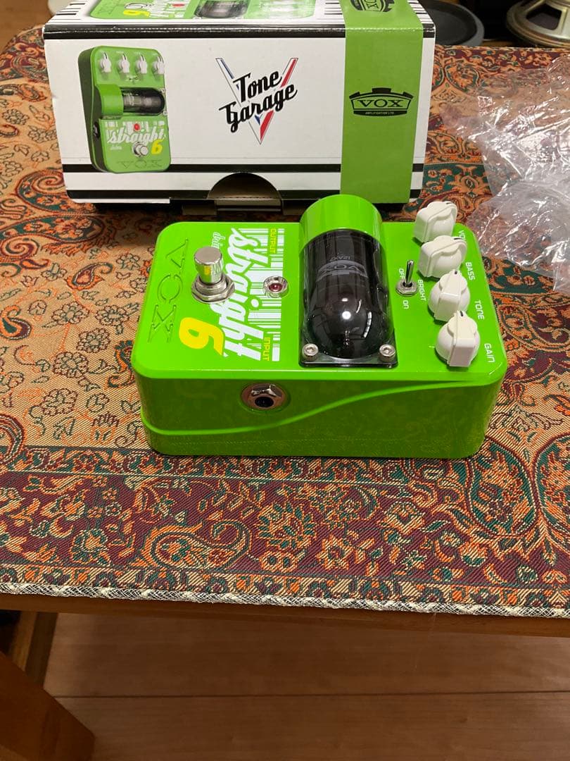 VOX straight 6 drive ギターエフェクター グリーン