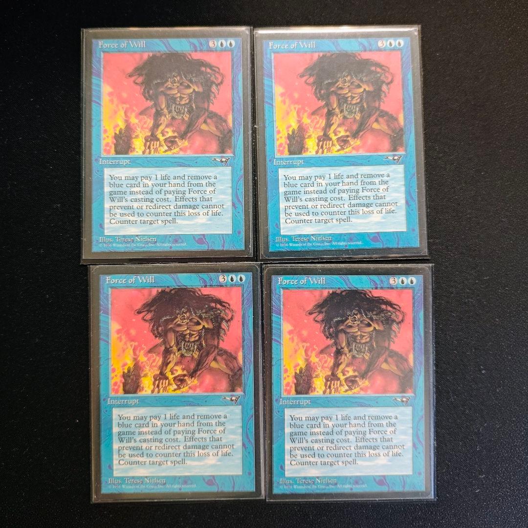 意志の力　Force of will 4枚セット