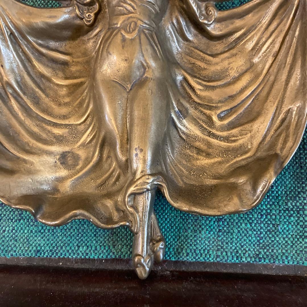 アンティーク　真鍮　踊り子　小物入れ　灰皿