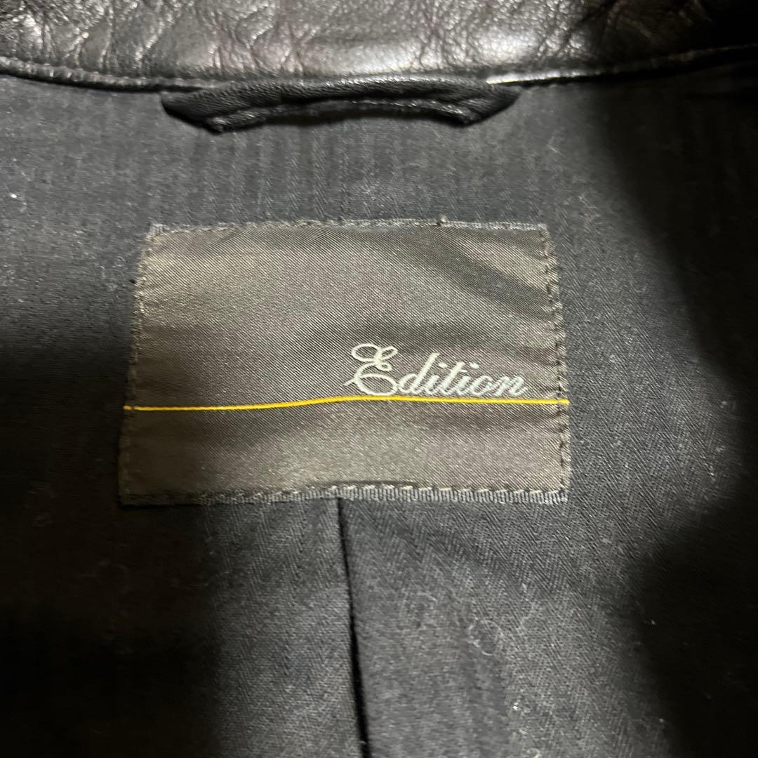 【Edition/エディション】レザージャケット　Mサイズ