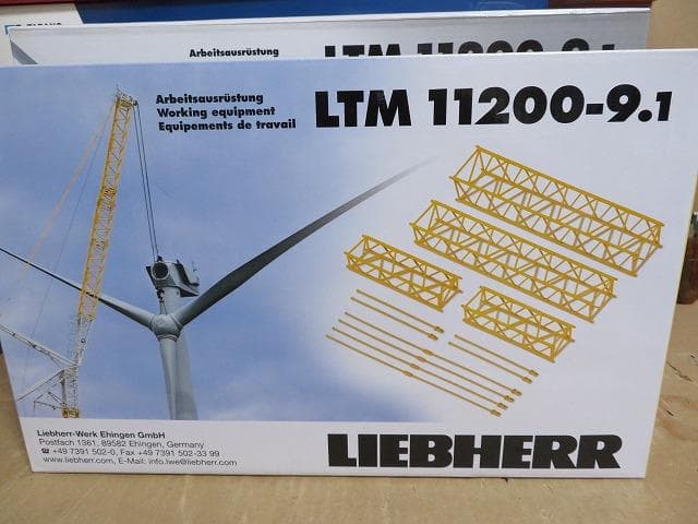 NZG 1/50 LIEBHERR LTM 11200 延長ブーム 36m