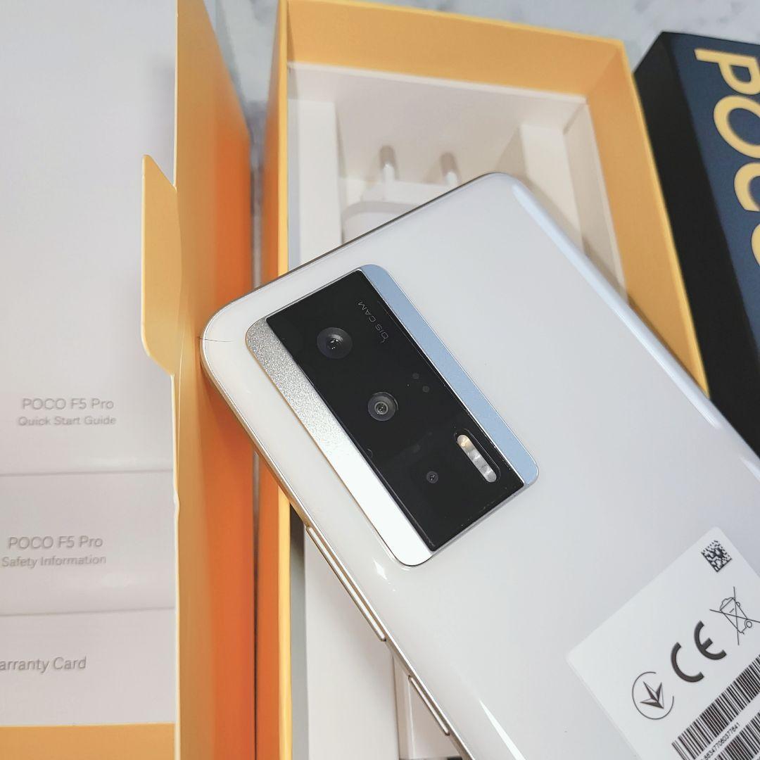 POCO❤F5❤PRO❤8GB❤256GB❤ホワイト❤❤美品❤ゲーミングスマホ