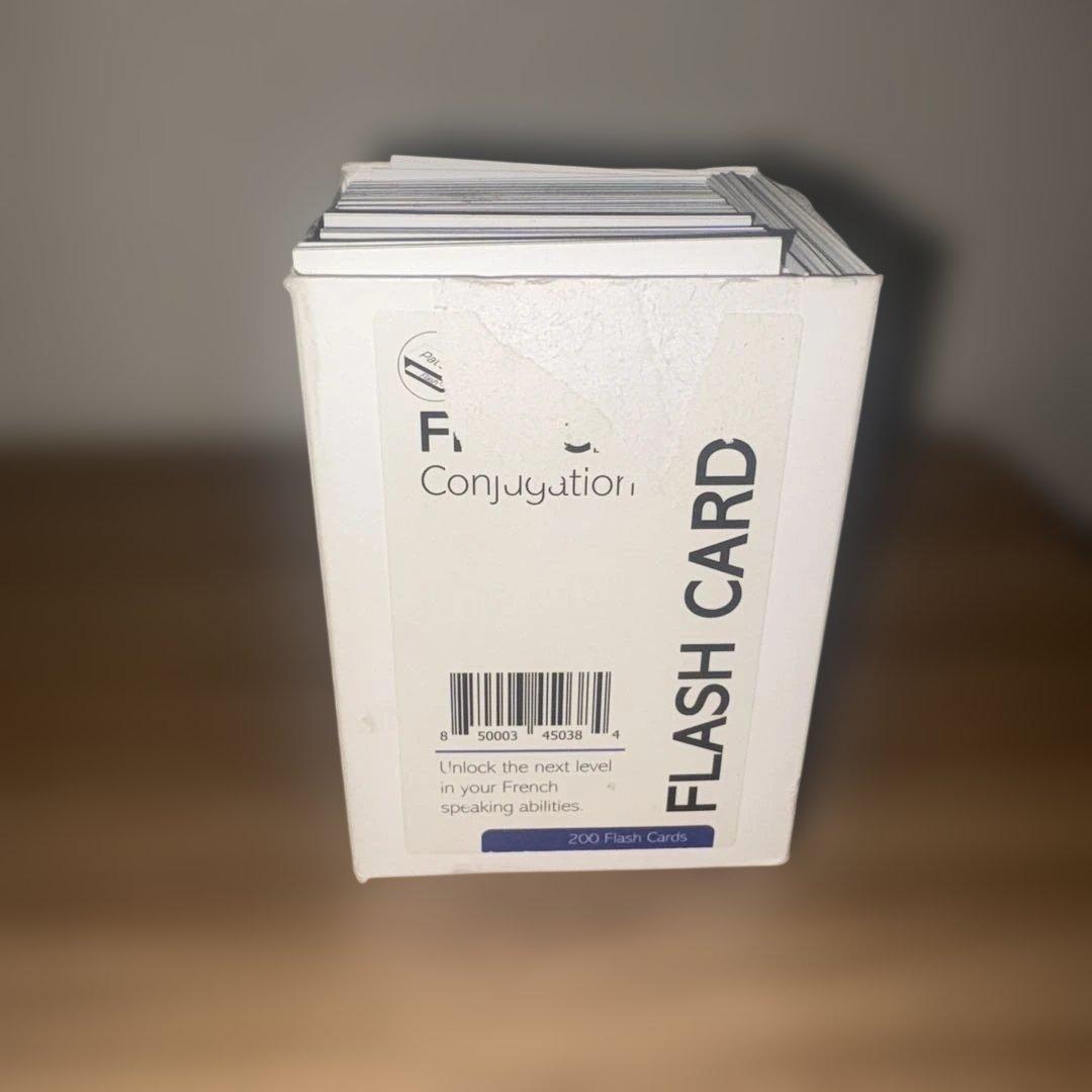 ノート・メモ帳 FLASH CARD FRANCH CONJUGATION