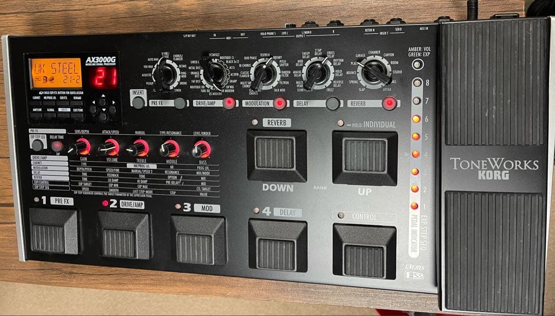 KORG モデリングマルチエフェクター AX3000G-BK