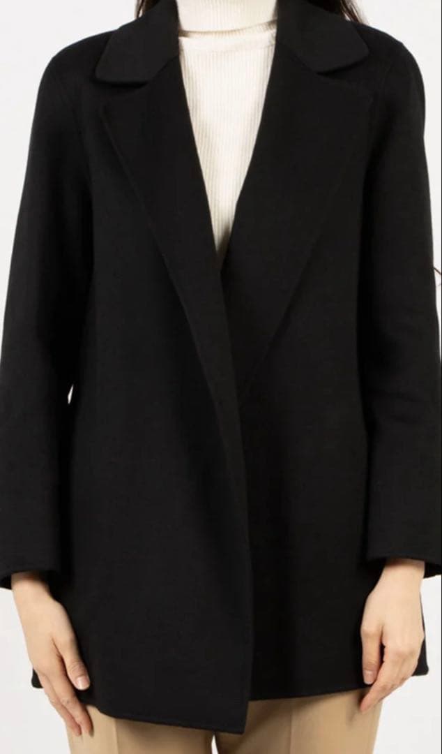 未使用 24AW Theory セオリー コート カシミヤ混 ブラック S