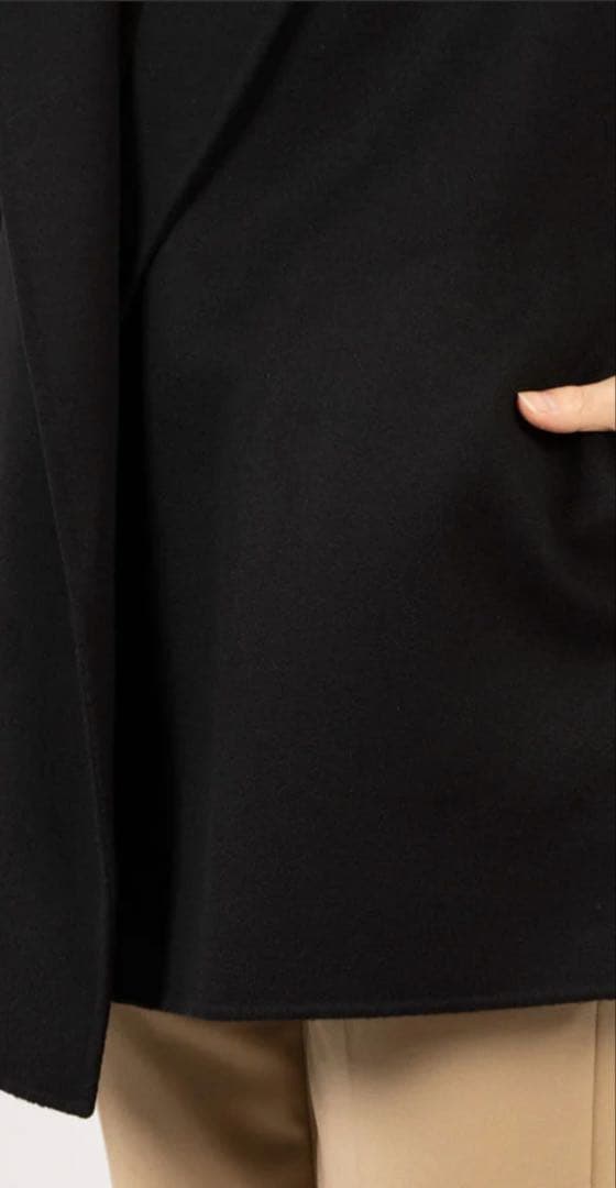 未使用 24AW Theory セオリー コート カシミヤ混 ブラック S