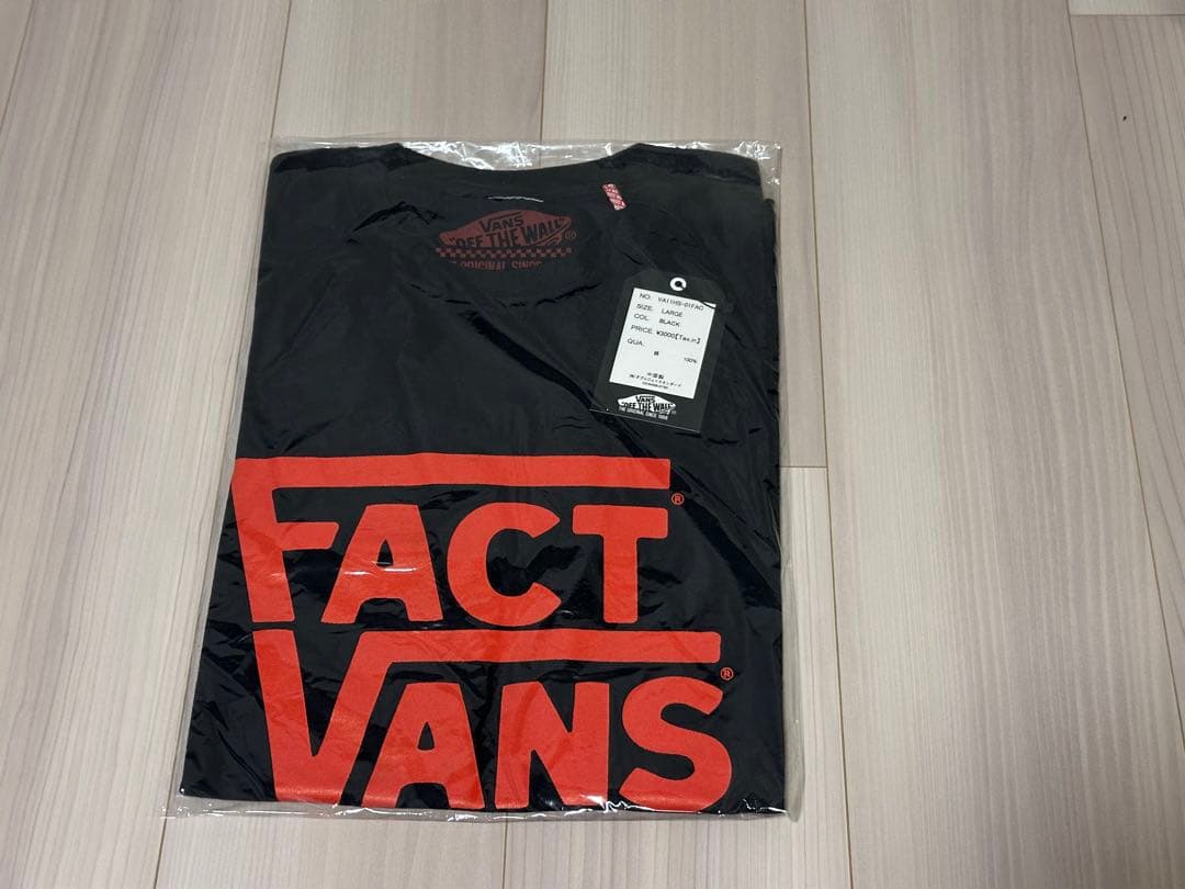 VANS FACT Tシャツ ブラック 新品未使用