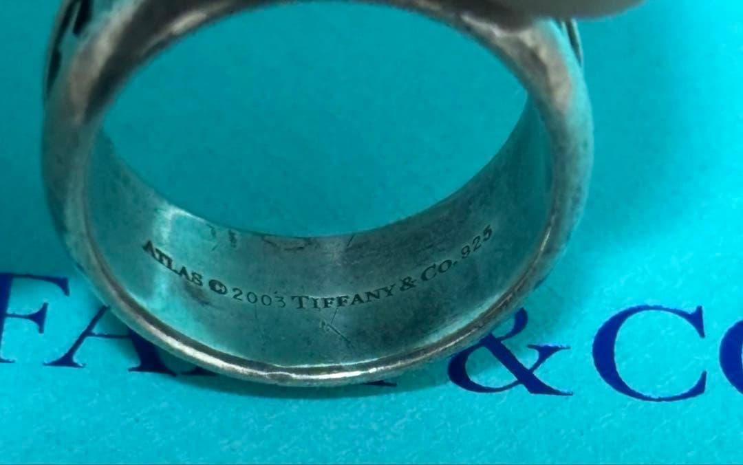 Tiffany アトラスリング 15号 シルバー925 オールドティファニー