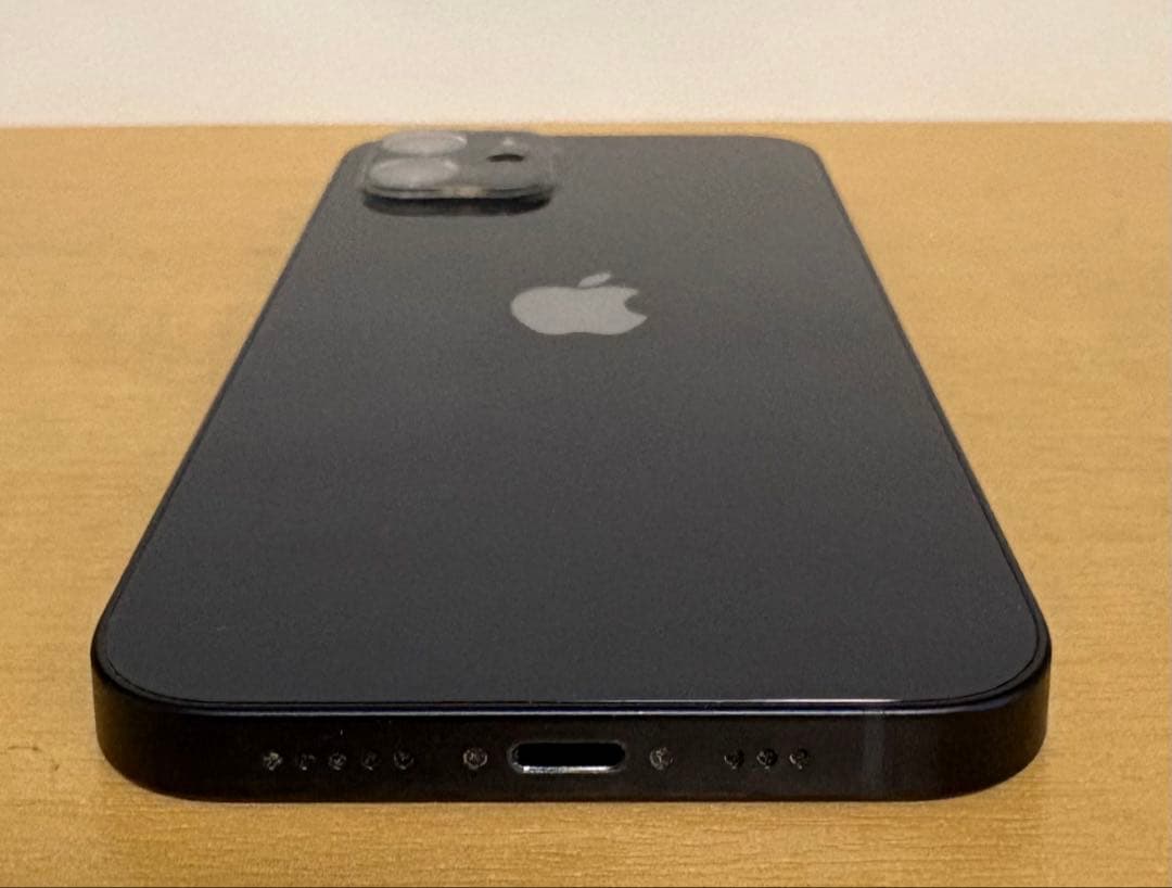 iPhone12 128GB Black,保護ガラスフィルム,Cable 2本付