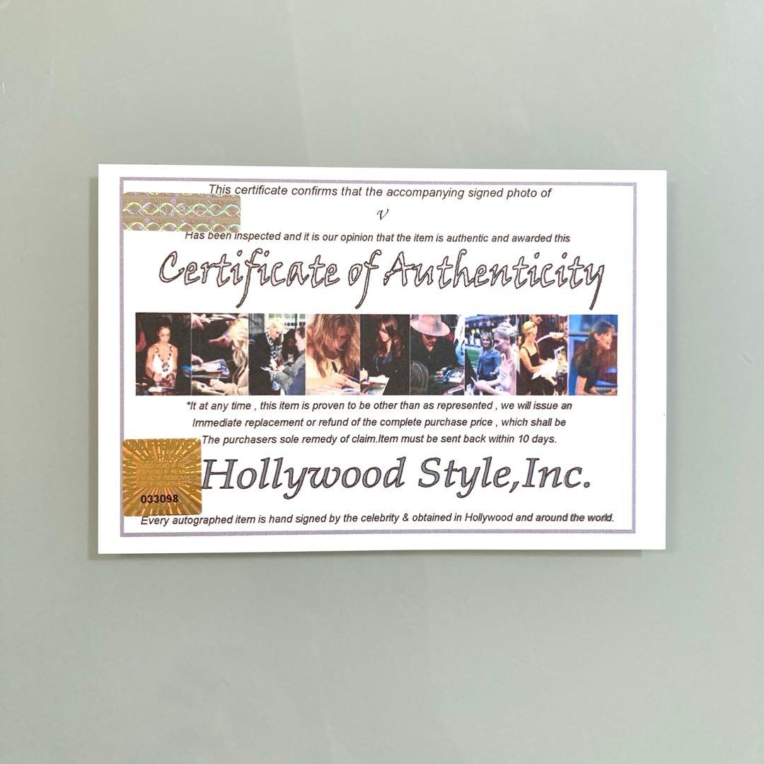 セール中…V直筆サイン入り2Lサイズ写真…BTS…防弾少年団