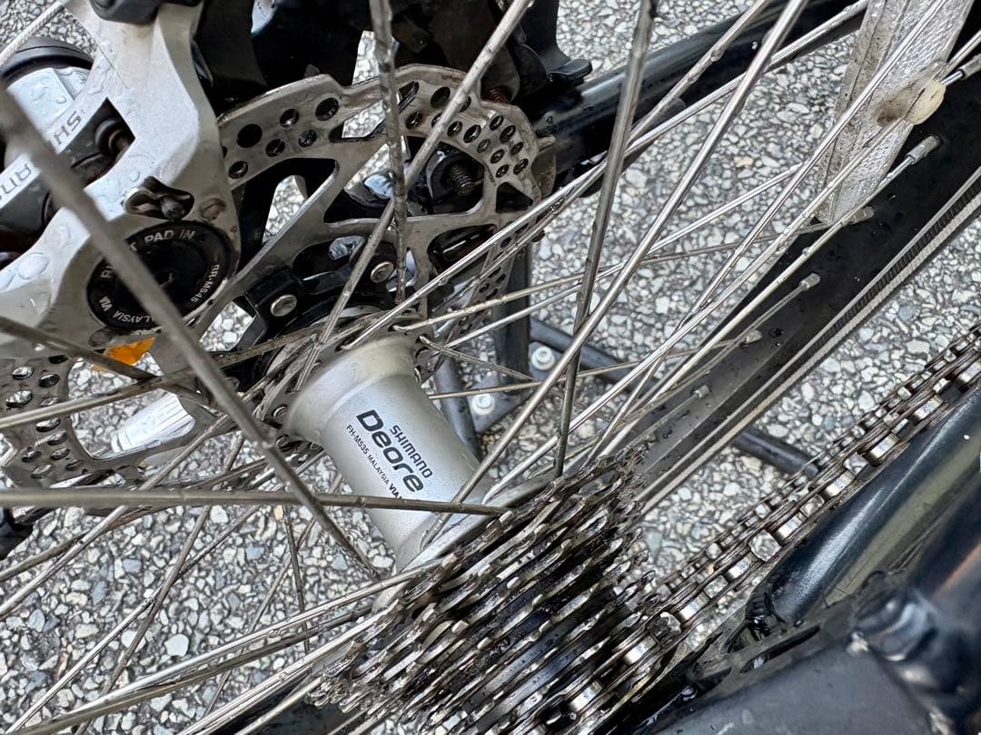 ま*o様 ルイガノ LGS-MV5 DEORE シュワルベバリ山タイヤ シマノデ