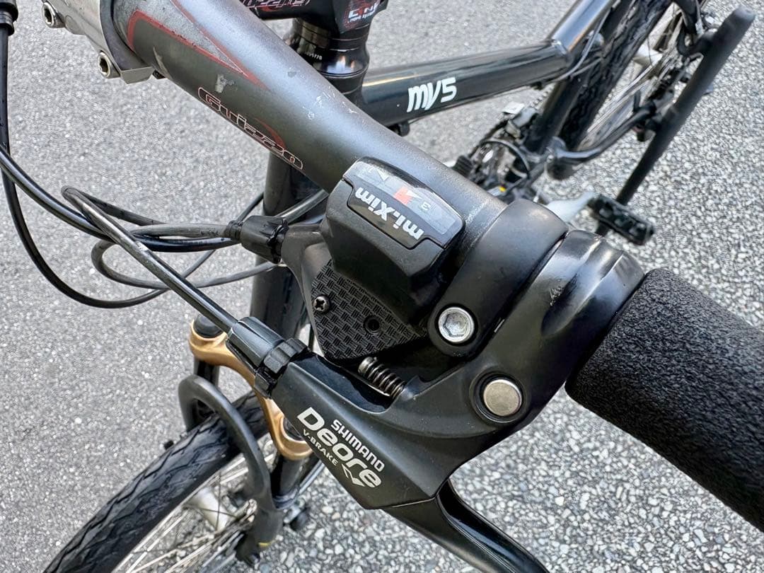 ま*o様 ルイガノ LGS-MV5 DEORE シュワルベバリ山タイヤ シマノデ