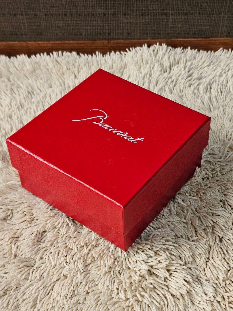 新品 Baccarat クリスタル ラッキーバタフライ RubyRed パピヨン