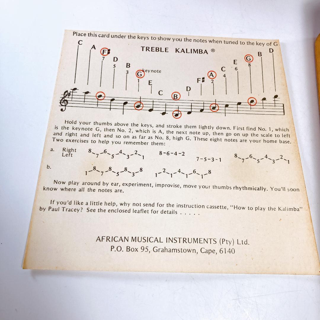 カリンバ KALIMBA ヒュートレイシー HUGH TRACEY|2601|☆