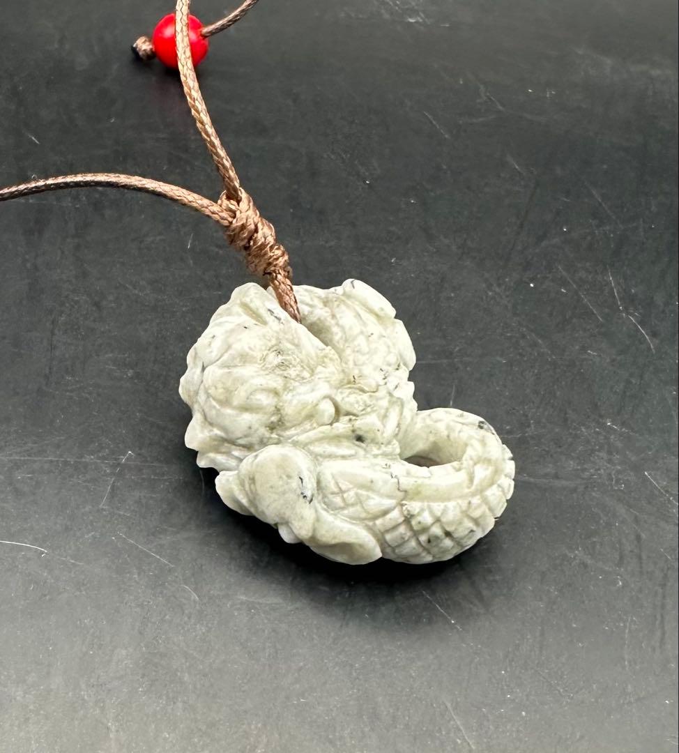 2025.3.28桜花神龍御守り　糸魚川花翡翠