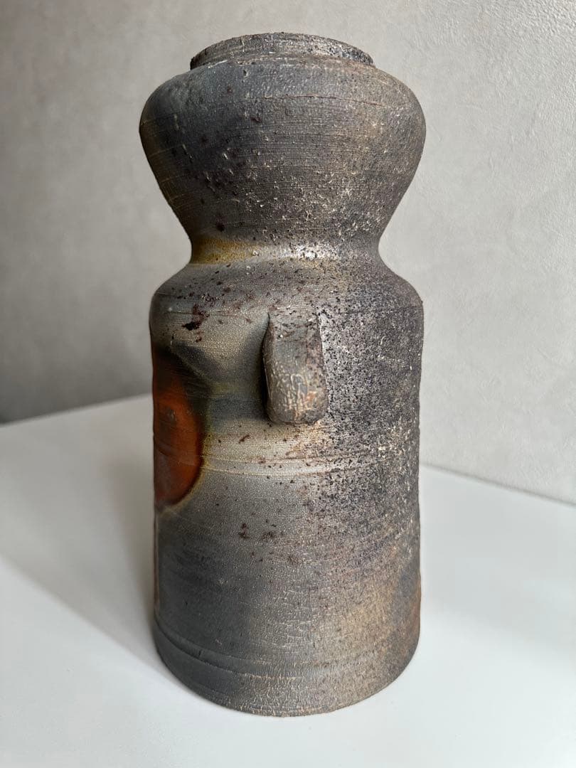 武用君彦 備前 花器 花入 共箱