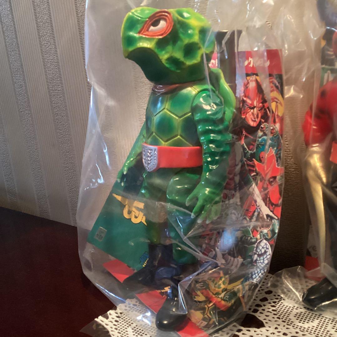 東映レトロソフビ　ハサミジャガー＆カメバズーカ　バラ売り値引不可　袋付き新品