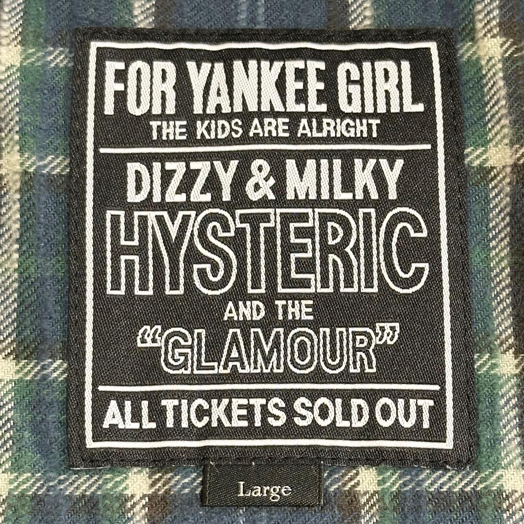 美品 ヒステリックグラマー RAZOR BLADE LOGO ワッペンライダース