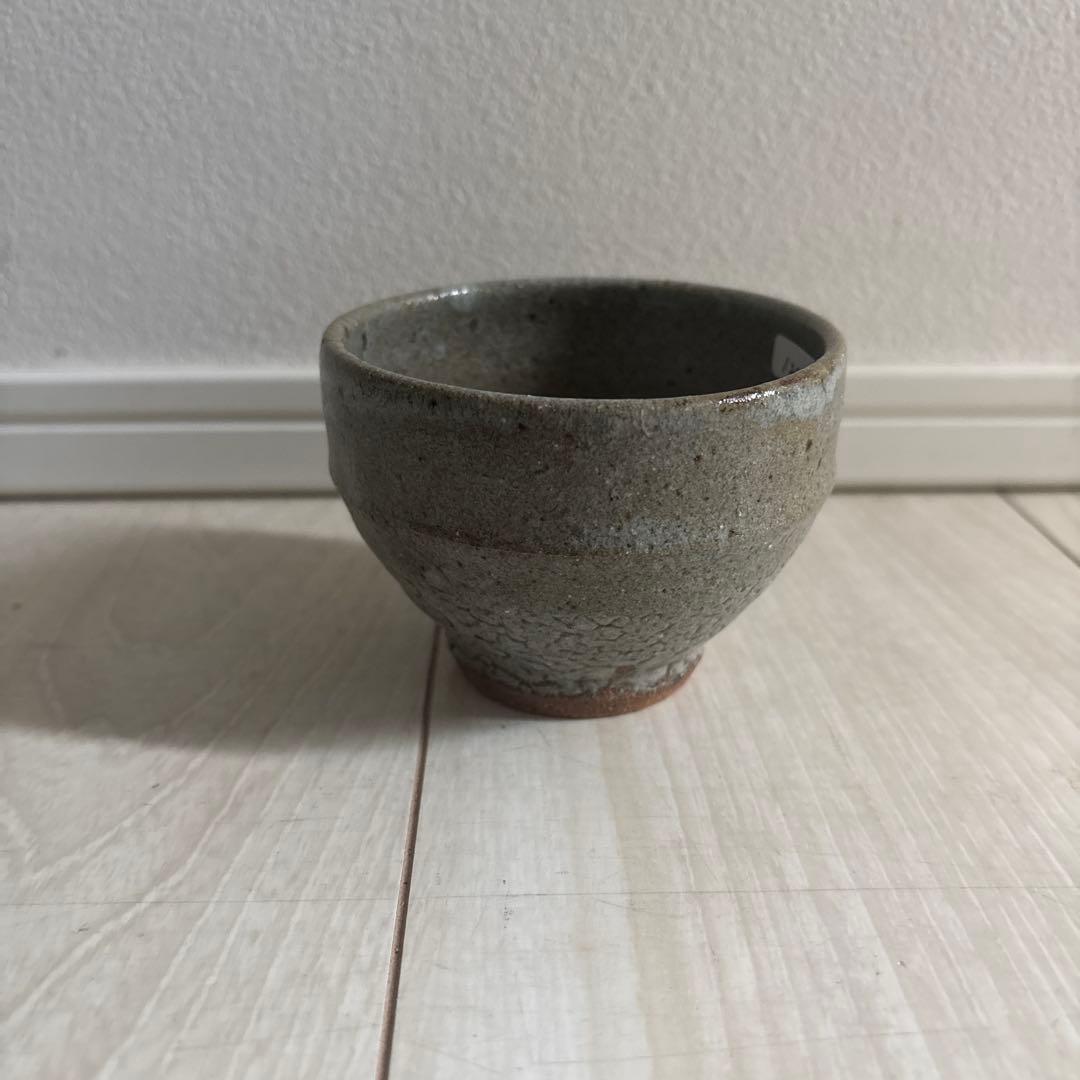 濱田庄司　胴紐茶碗 竹節高台③