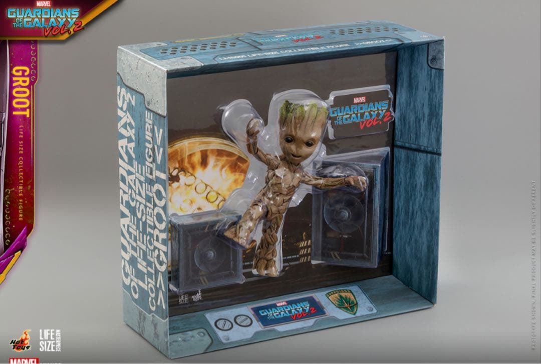 １／１スケールフィギュア　ベビー・グルート（シンプル版）　マーベル　ホットトイズ