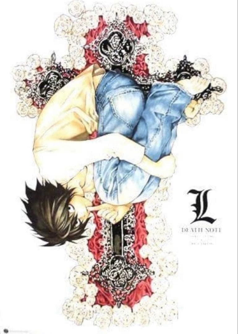 【希少レア】小畑健展 DEATH NOTE デスノート L エル B2ポスター