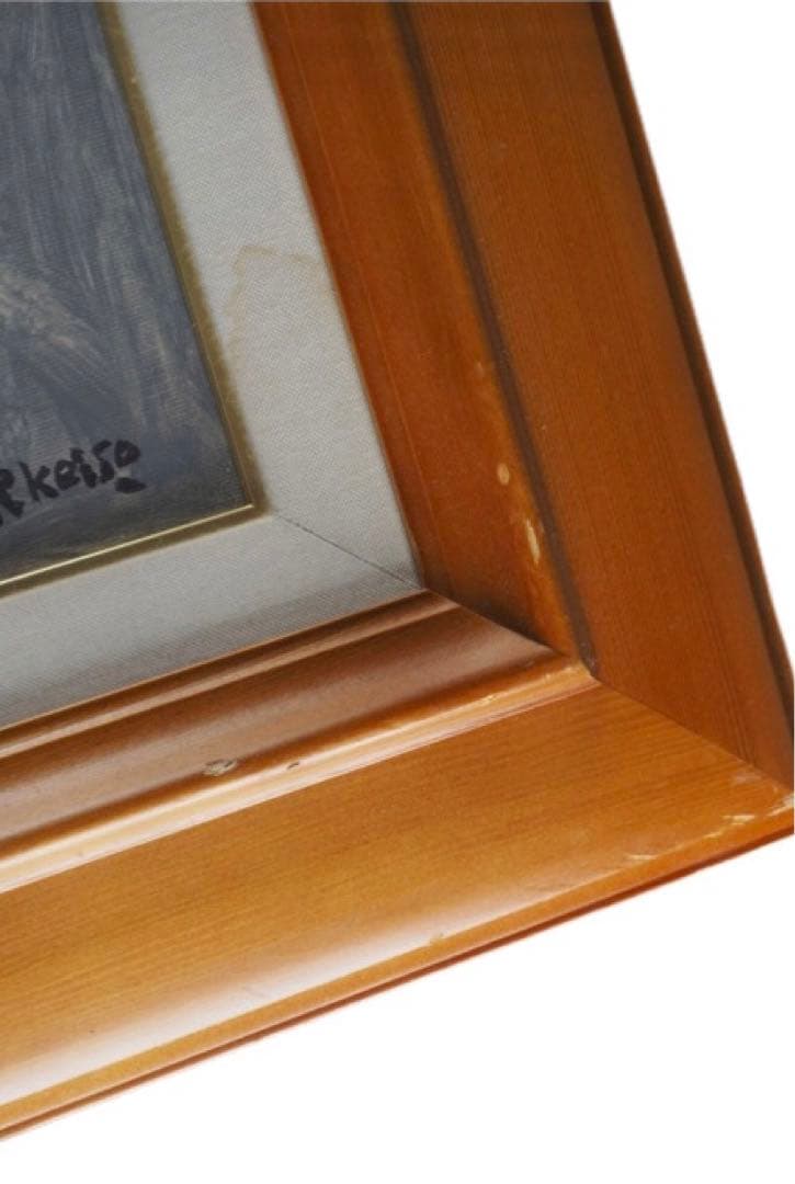 【模写】小磯良平 美人画 油彩 額60×51cm 送料込み